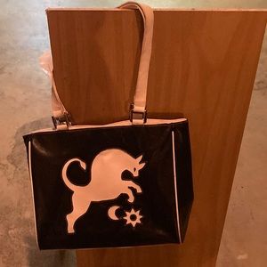 Leather Fiona Lang “horoscope” Handbag